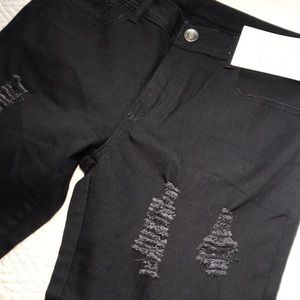 Biker Ripped Jeans Mens Size 32 In Style A$AP